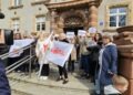 Protest pracowników ZUS we Wrocławiu