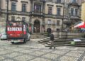 Protest przed kłodzkim ratuszem