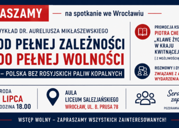 Wrocław. Wykład o niezależności energetycznej Polski i promocja nowej książki