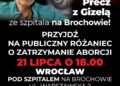Modlitwa i kontrmanifestacja przed szpitalem na Brochowie. Spór wokół zatrudnienia ginekolog Gizeli Jagielskiej