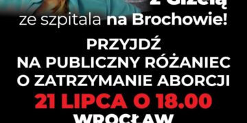 Modlitwa i kontrmanifestacja przed szpitalem na Brochowie. Spór wokół zatrudnienia ginekolog Gizeli Jagielskiej