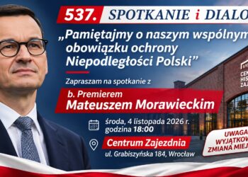 Mateusz Morawiecki przyjedzie do Wrocławia. Były premier gościem 537. „Spotkania i Dialogu”